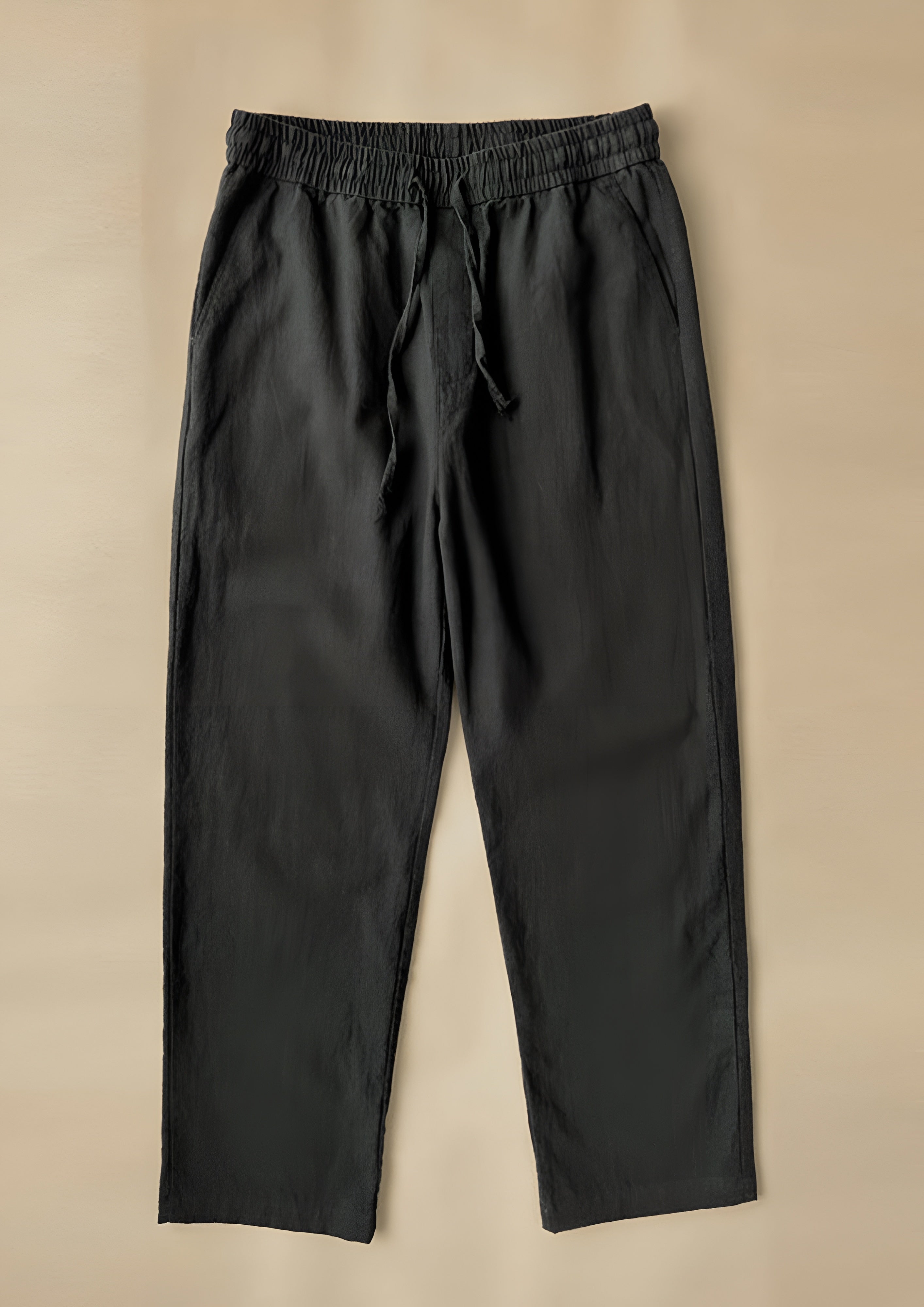 Women's Elastic Waist Pants - Summer Casual Wear