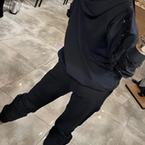 Women's Sequin Trim Hooded Tracksuit - Casual Loungewear