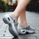 Women's Air Cushion Mesh Slip On Clogs - Casual Outdoor