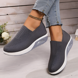 Women's Mesh Wedge Slip On Sneakers - Daily Walking