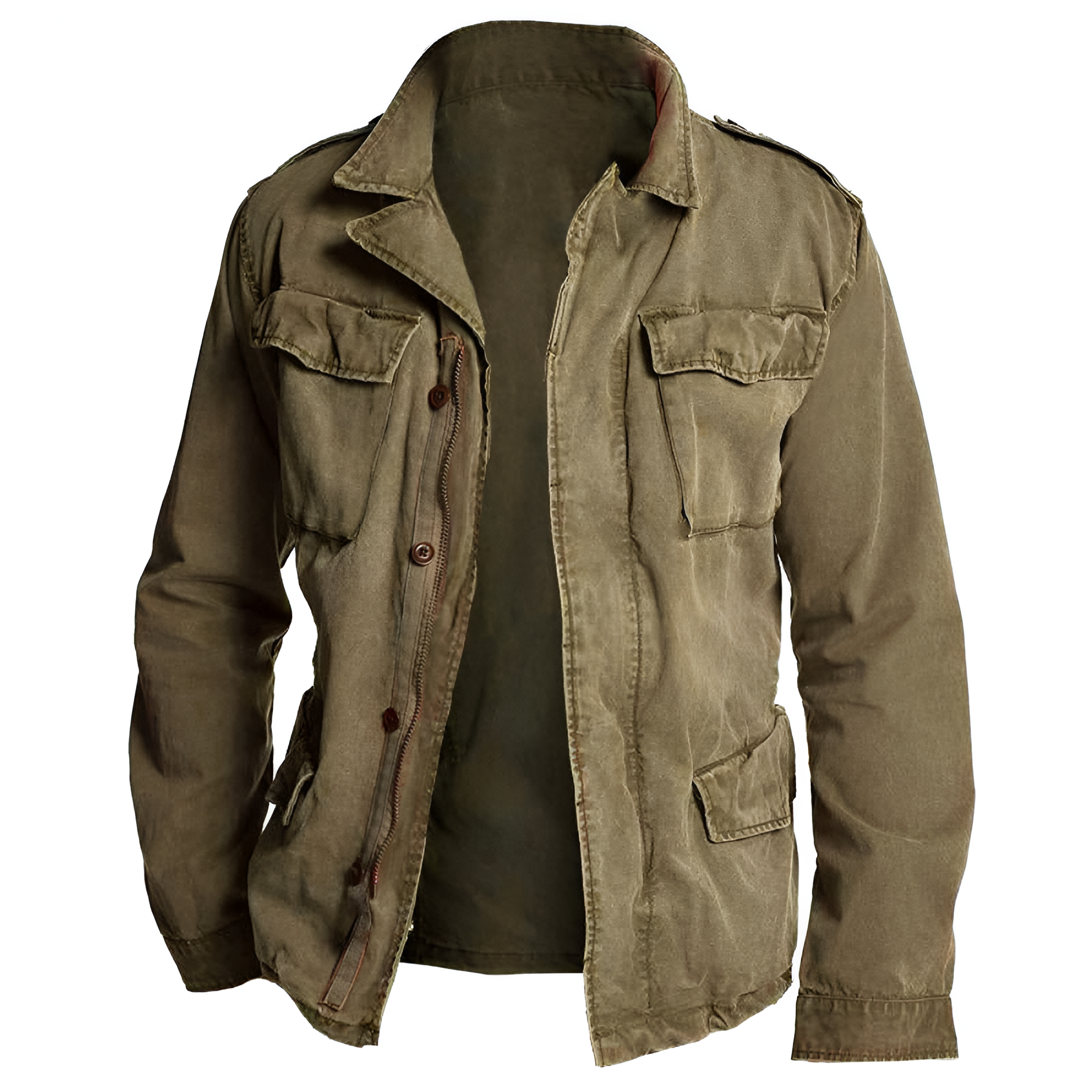 Men's Utility Multi-Pocket Field Jacket - Outdoor Casual