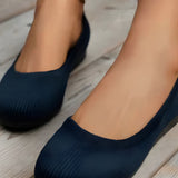 Women's Textured Flats - Summer Shoes