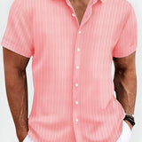 Men's Ribbed Short Sleeve - Summer Wear