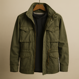 Men's Multi-Pocket Field Jacket - Outdoor Casual
