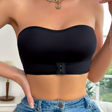 Women's Seamless Anti-Slip Bandeau Bra - Casual Everyday Wear