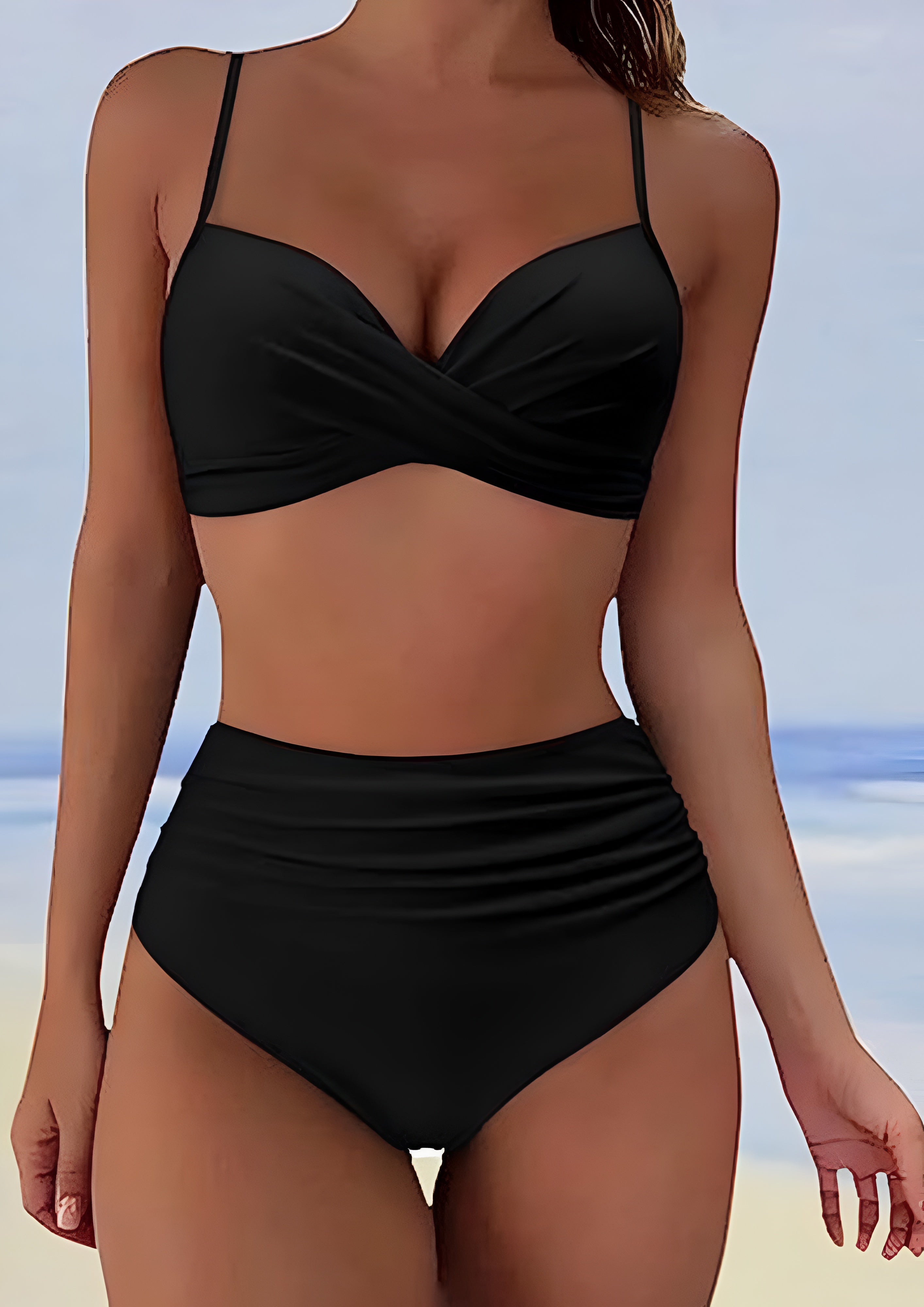 Women's Two Piece High Waisted Bikini - Summer Swimwear