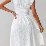 Women's Eyelet Sundress - Summer Wear