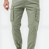 Men Slim Fit Joggers Cargo - Street Wear