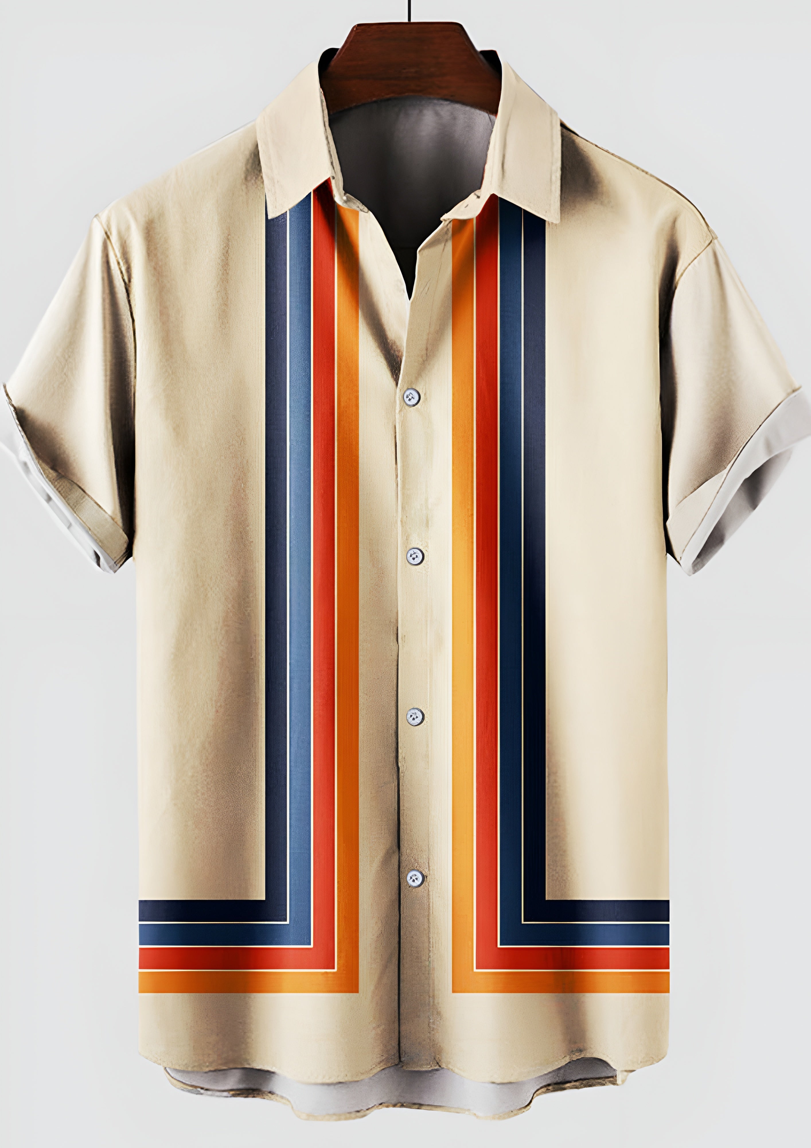 Men's Vintage Hawaiian Shirts - Summer Casual Wear