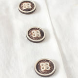 Women's Blouse Short Sleeve Button Detail - Casual Daily Wear