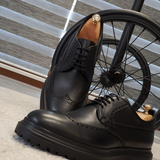 Men's Wingtip Brogue Derby Shoes - Office Wear