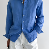 Men's Relaxed Fit Long Sleeve Shirt - Casual Outing