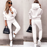 Women's Oversized Hooded Jogging Set - Casual Loungewear