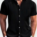 Men's Hawaiian Button Down Shirt - Summer Wear