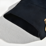 Men's Mandarin Collar Military Jacket - Party Wear