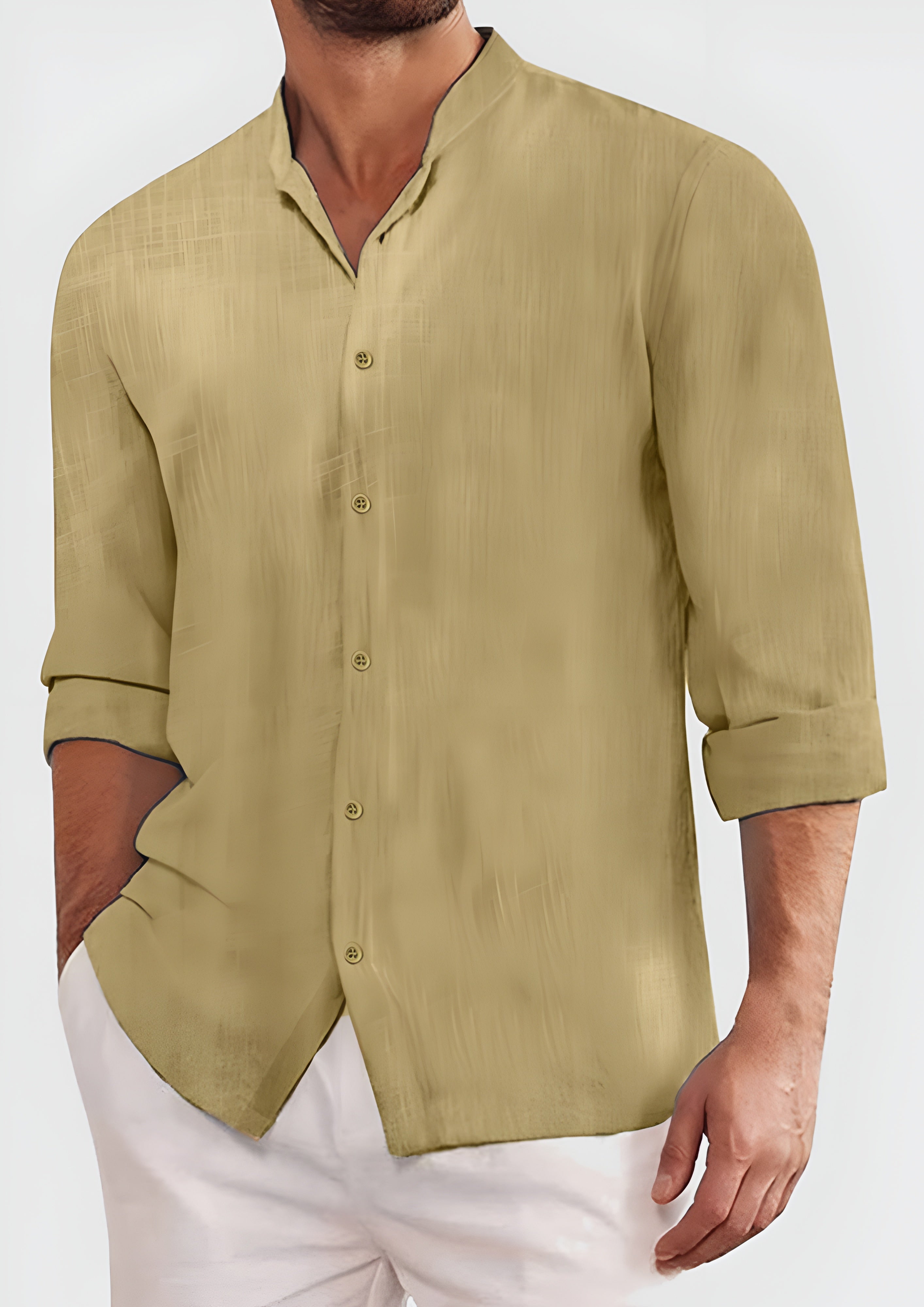 Men's Button-Down Shirt - Casual Classic Wear