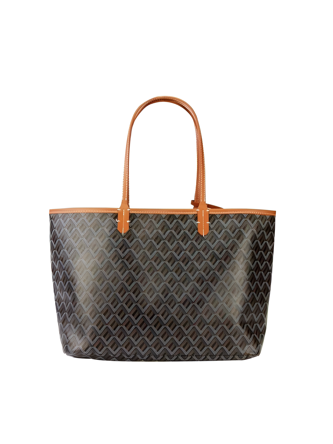 Women's Patterned Coated Tote Bag - Travel Commuter