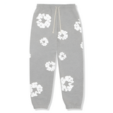 Women's Floral Graphic Hoodie Set - Casual Loungewear