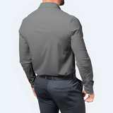 Men's Dress Shirt Slim Fit Four Way Stretch - Office Wear