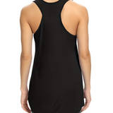 Women's Racerback Longline Tank Top - Athletic Wear
