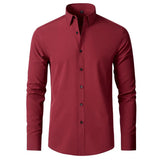 Men's Shirt Slim Fit Long Sleeve - Formal Wear