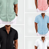 Men's Ribbed Short Sleeve - Summer Wear