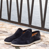 Men's Suede Slip On Loafers - Casual Wear
