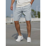 Men's Drawstring Elastic Waist Casual Shorts - Everyday Wear