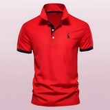 Men's Contrast Trim Slim Fit Polo - Casual Wear