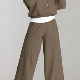 Women's Casual Hoodie Tracksuit Set - Casual Streetwear