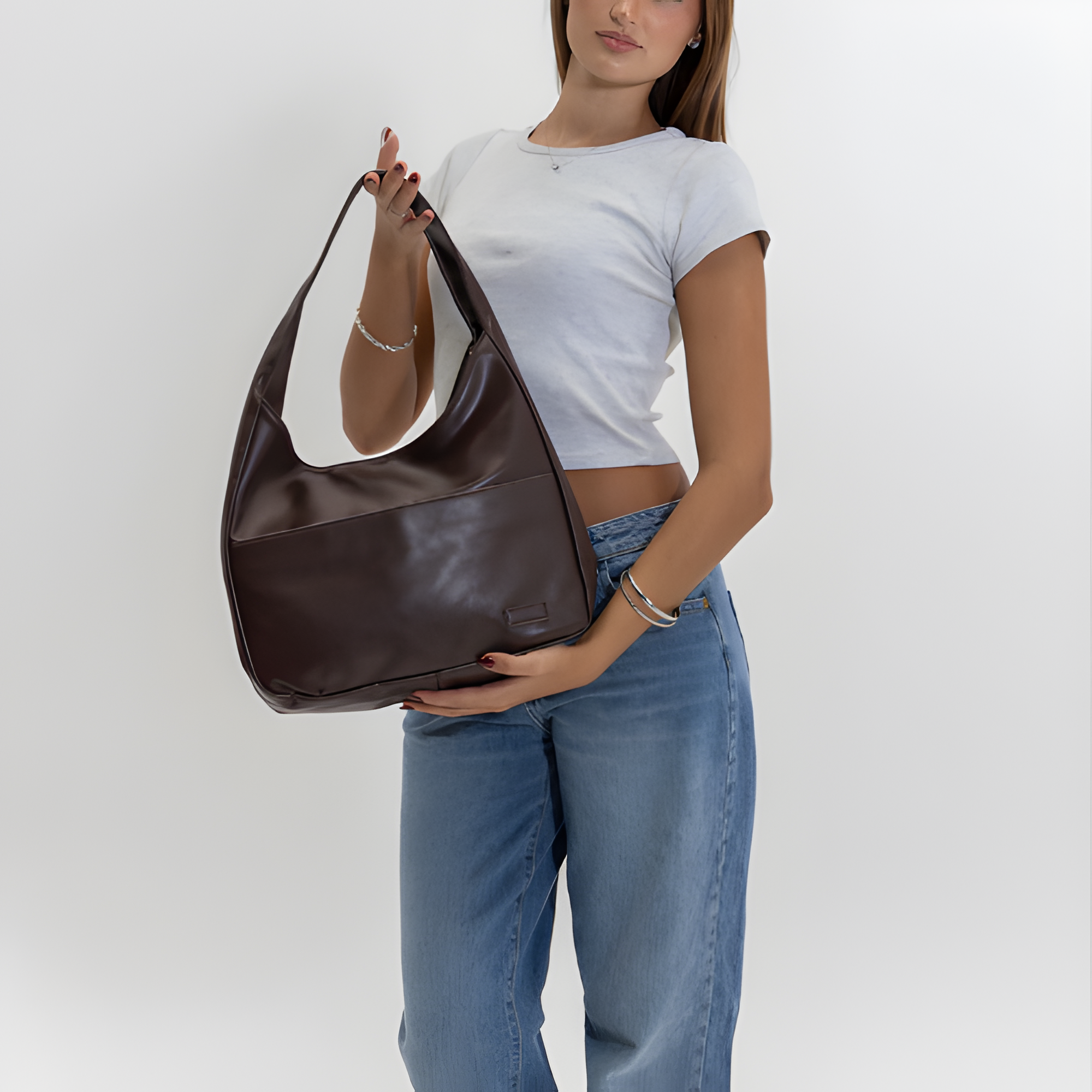 Women's Shoulder Bag Slouchy Large Capacity - Daily Use