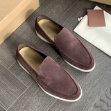 Men's Suede Slip On Loafers - Casual Office Wear