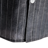 Men's Striped Short Sleeve Shirt - Casual Wear