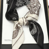 Women's Patterned Square Scarf – Classic Twist Travel Wear