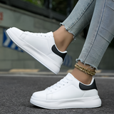 Women's Platform Minimalist Sneakers - Casual Daily Wear