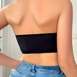 Women's Seamless Anti-Slip Bandeau Bra - Casual Everyday Wear