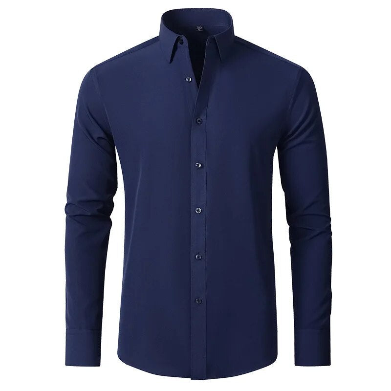 Men's Shirt Slim Fit Long Sleeve - Formal Wear