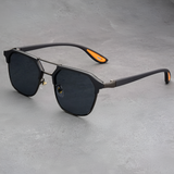 Men's Geometric Frame Polarized Sunglasses - Outdoor Driving