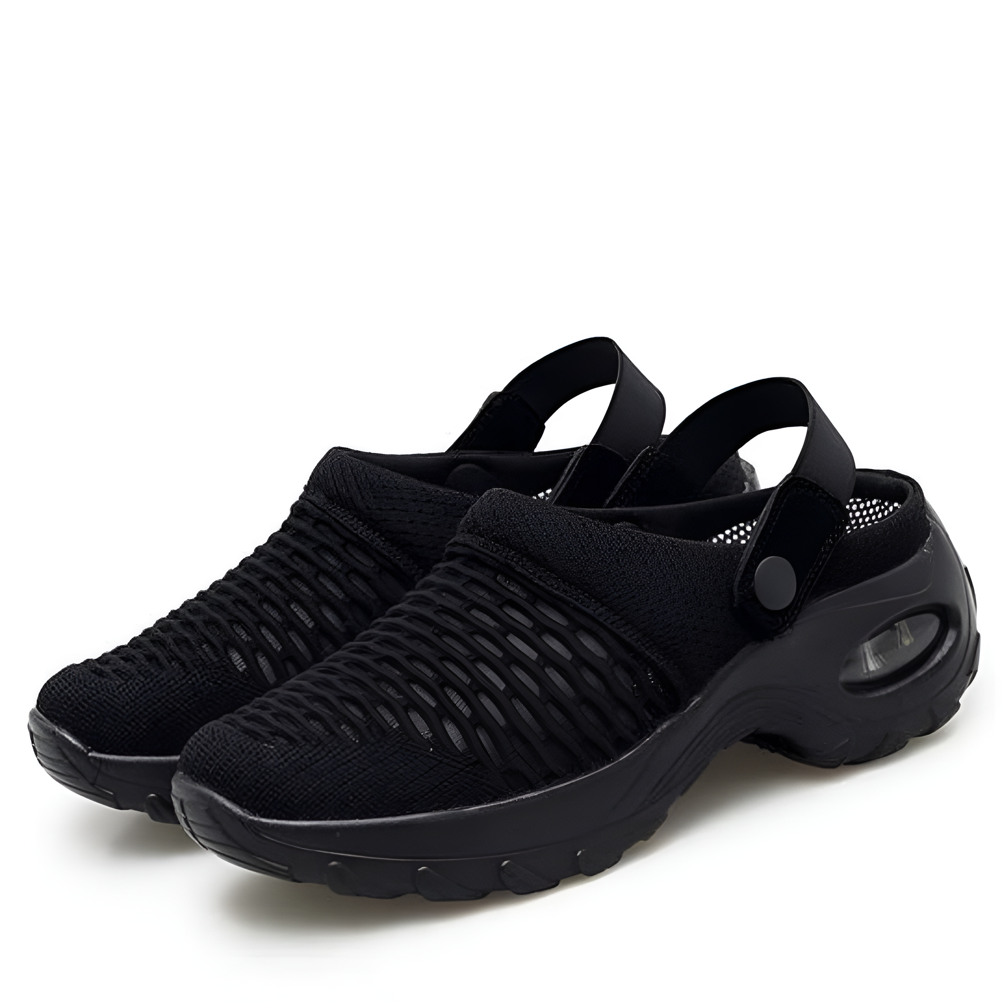 Women's Air Cushion Mesh Slip On Clogs - Casual Outdoor