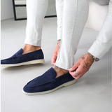 Men's Suede Slip On Loafers - Casual Wear