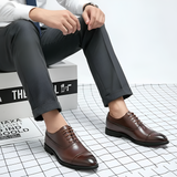 Men's Wingtip Brogue Oxford Dress Shoes - Business Formal