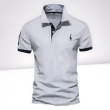 Men's Contrast Trim Slim Fit Polo - Casual Wear