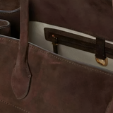 Women's Large Tote With Side Buckles - Work Travel