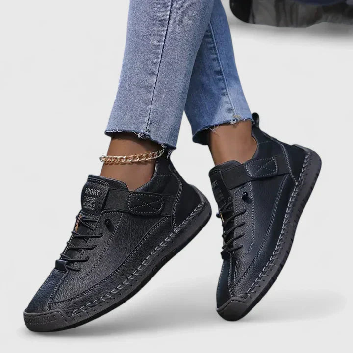 Women's Sneakers Hand Stitched Lace Up - Casual Daily Wear