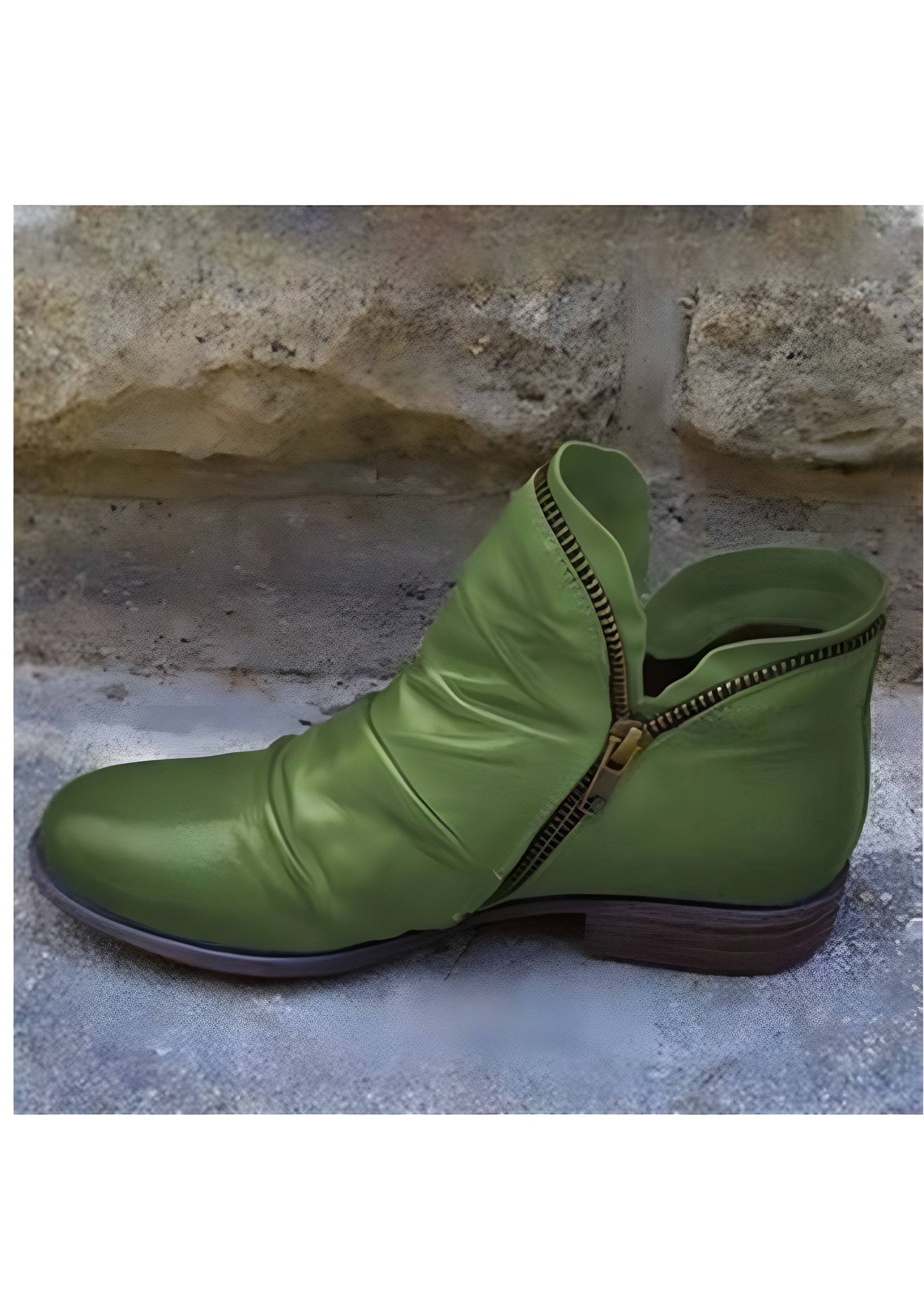 Women’s Leather Ankle Boots - Autumn Outdoor Wear