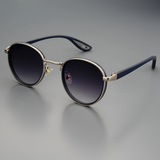 Men's Round Polarized Metal Sunglasses - Outdoor Travel