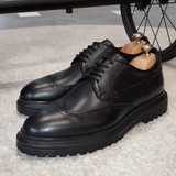 Men's Wingtip Brogue Derby Shoes - Office Wear