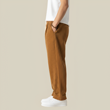 Men's Wide Leg Corduroy Trousers - Casual Everyday Wear
