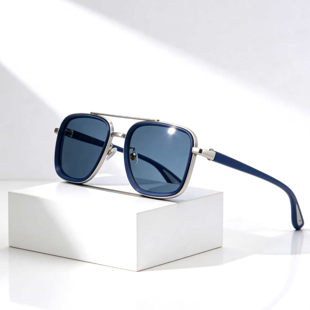 Men's Square Frame Aviator Sunglasses - Outdoor Style