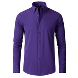 Men's Shirt Slim Fit Long Sleeve - Formal Wear